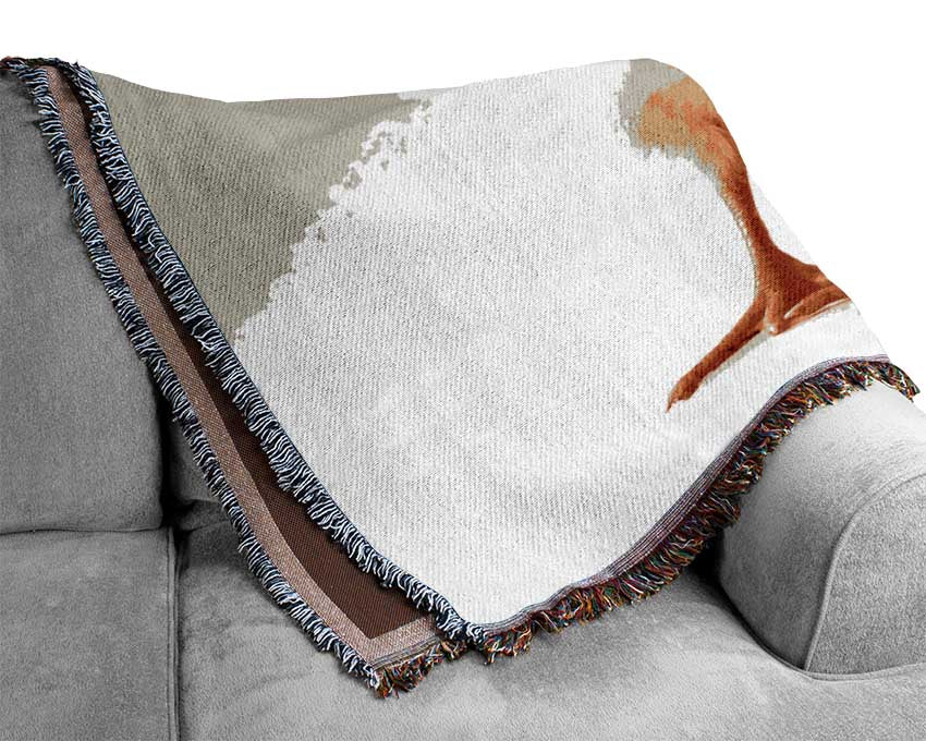 Two Little Chicks Woven Blanket