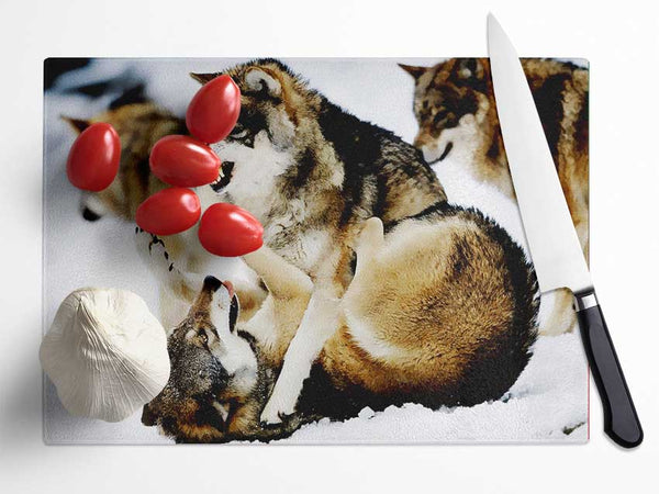 Wolf Pack Glass Chopping Board