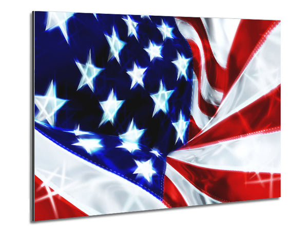 American Stars And Stripes Metal Print