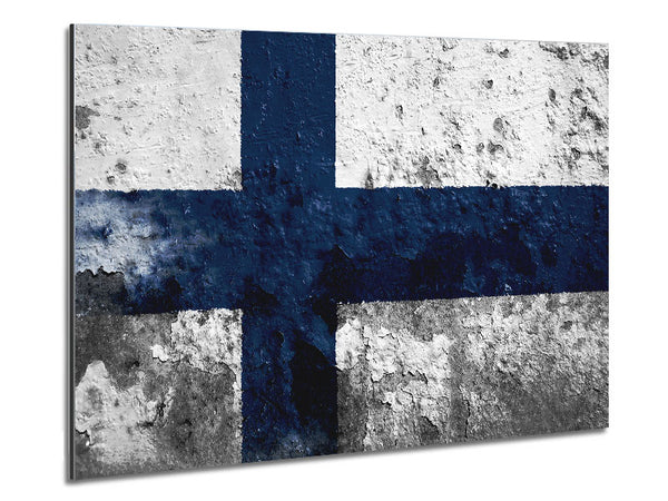 Finland Flag Metal Print