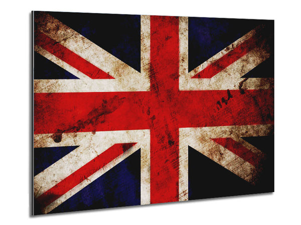 Uk Grunge Metal Print