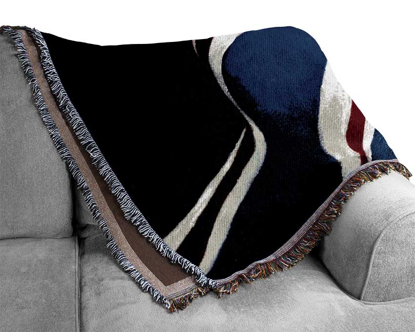 Face Of Britain Woven Blanket