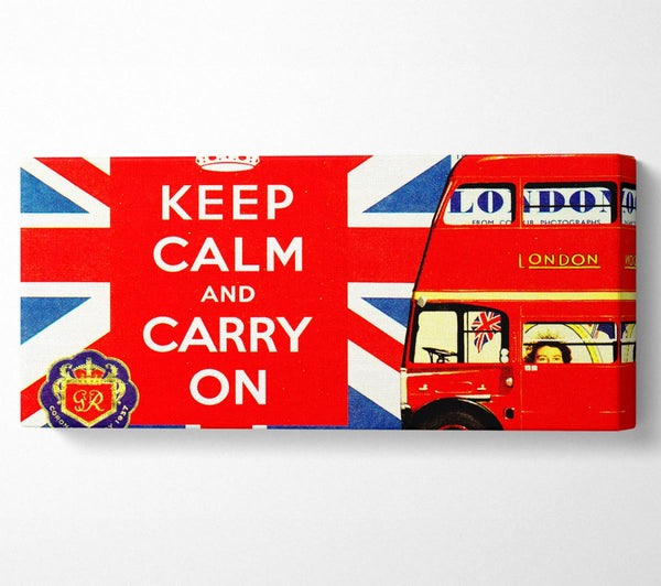 Uk Flag And Bus