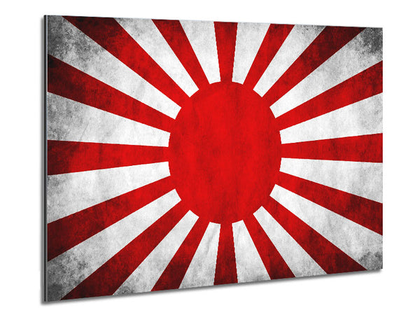 Japanese War Flag Metal Print