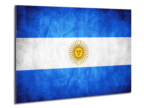Argentina Flag Metal Print