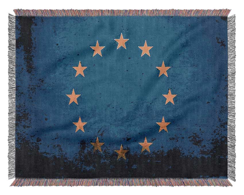 Eu Flag Woven Blanket