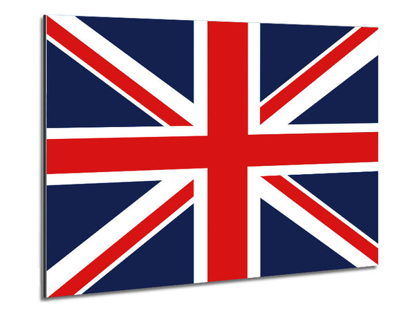 British Straight Flag Metal Print