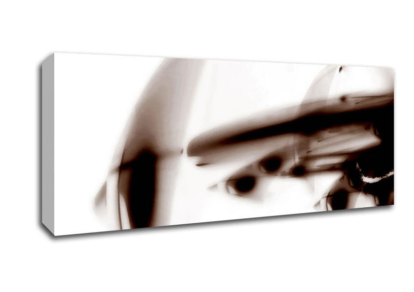 Picture of Chocolate Alien Planet Panoramic Canvas Wall Art