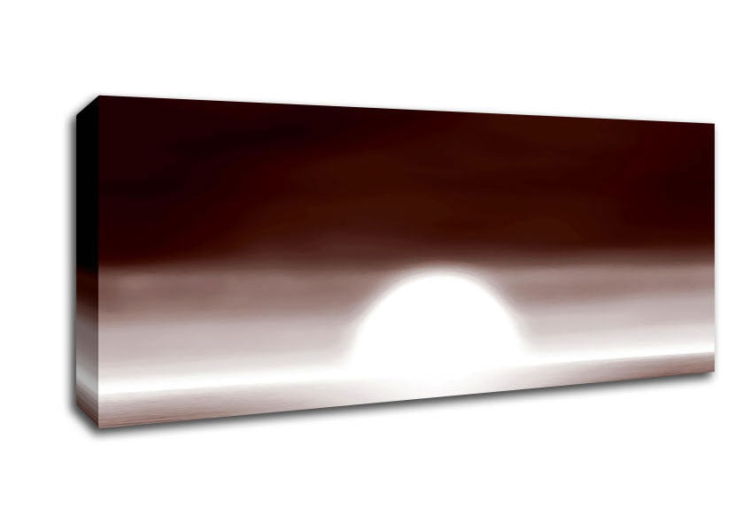 Picture of Chocolate Horizon Panoramic Canvas Wall Art