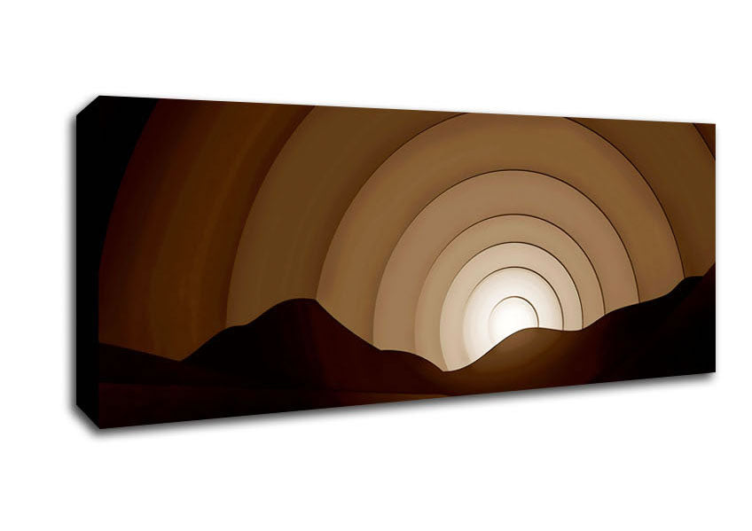Picture of Chocolate Rainbow Horizon Panoramic Canvas Wall Art