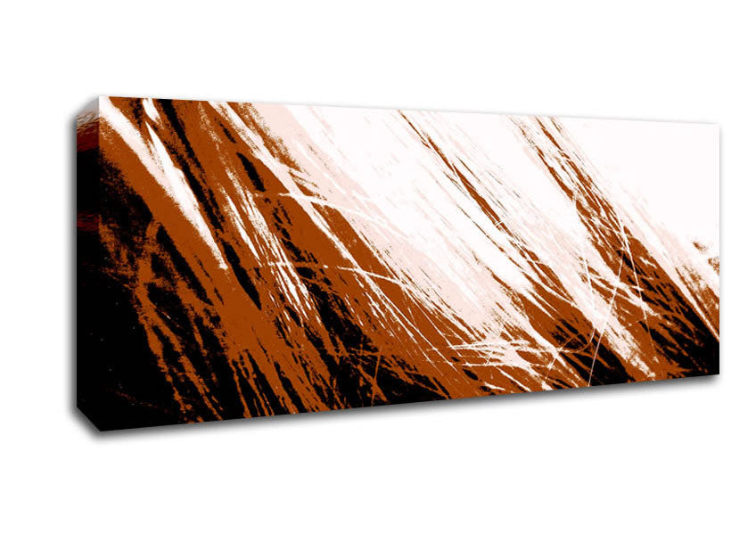 Picture of Chocolate Snow Storm Panoramic Canvas Wall Art