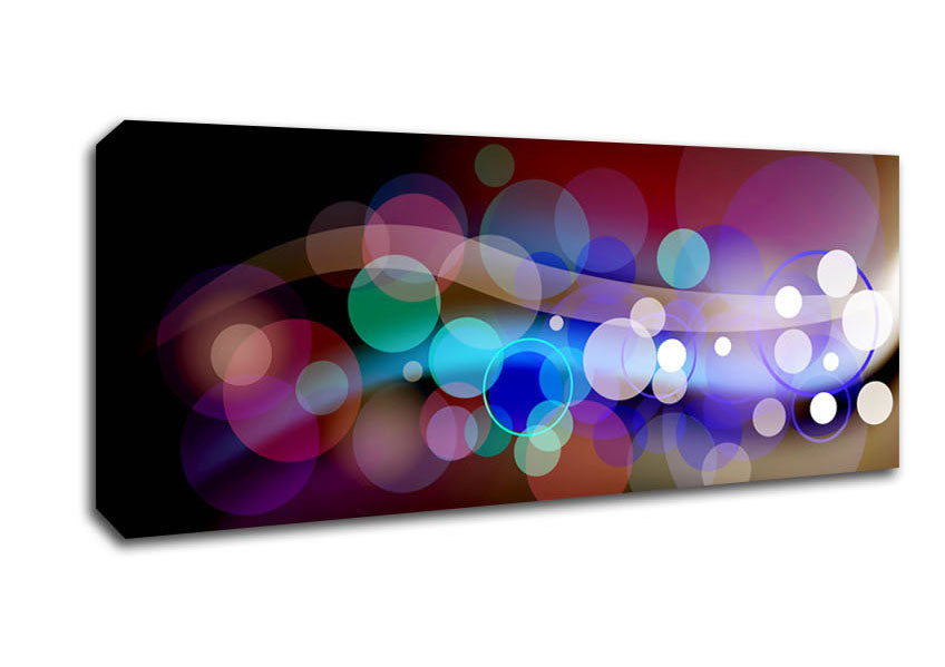 Picture of Circles Of Creation Panoramic Canvas Wall Art
