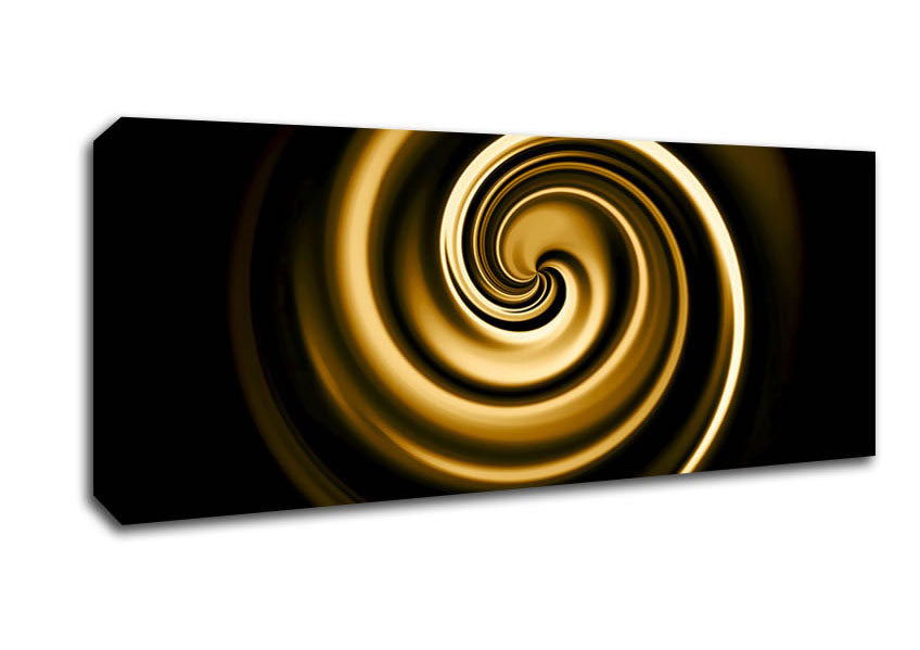 Picture of Coils Of Time Panoramic Canvas Wall Art