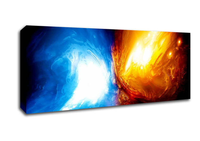 Picture of Collision Panoramic Canvas Wall Art