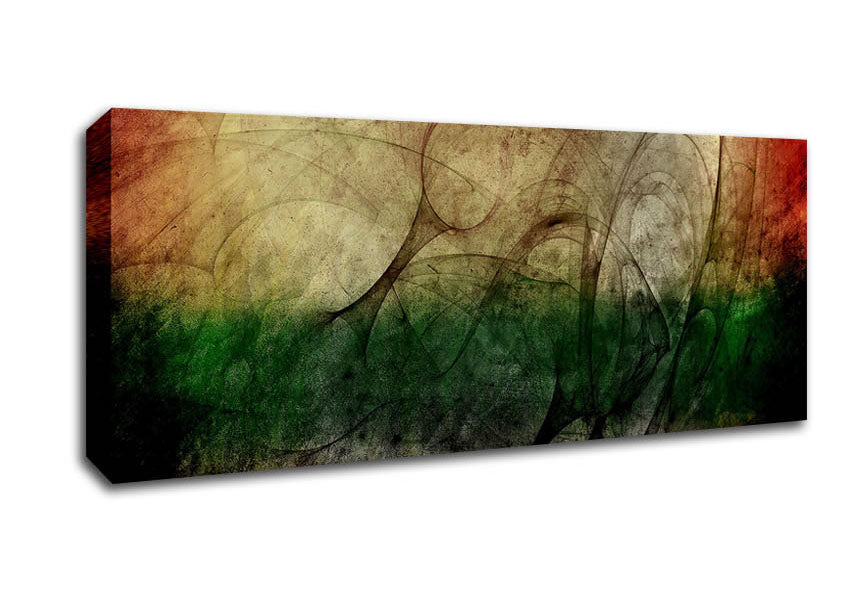 Picture of Vintage Smoke Panoramic Canvas Wall Art