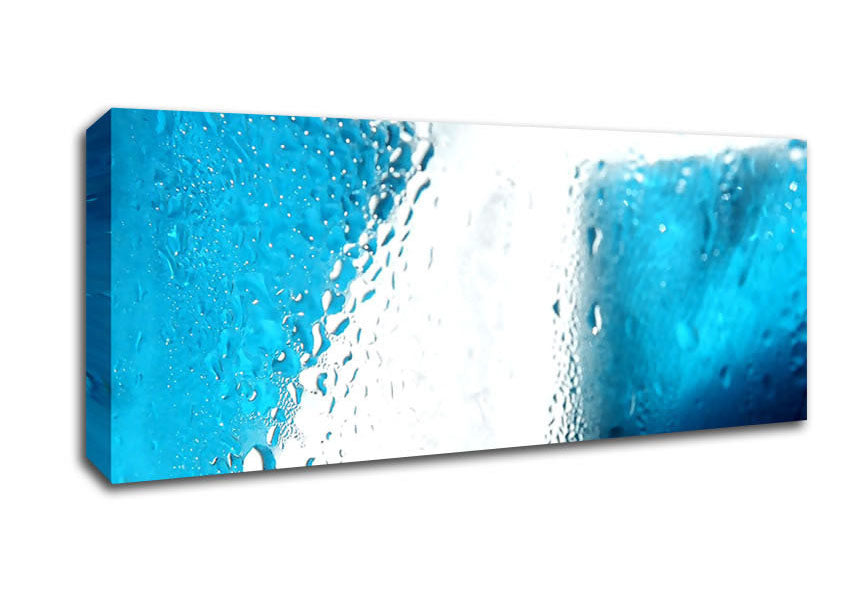 Picture of Condensation On Glass Panoramic Canvas Wall Art