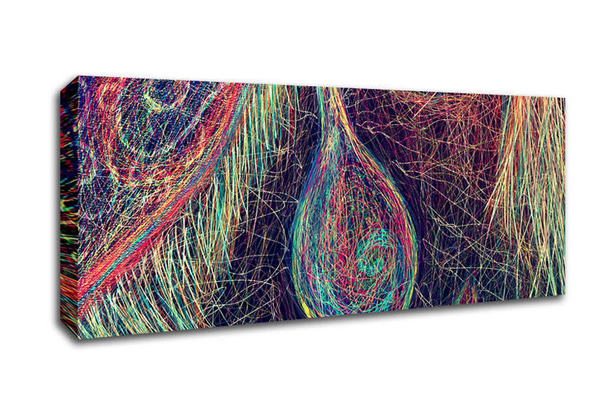 Picture of Creativity Of Life Panoramic Canvas Wall Art