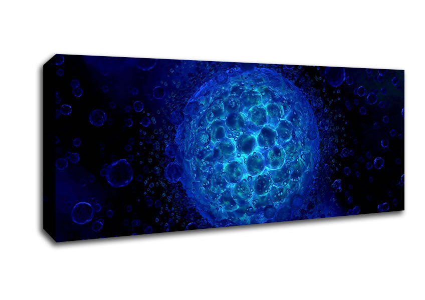 Picture of Deep Under The Ocean Panoramic Canvas Wall Art