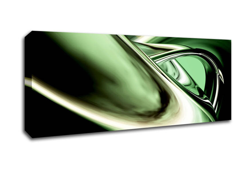 Picture of Green Time Tunnel Panoramic Canvas Wall Art