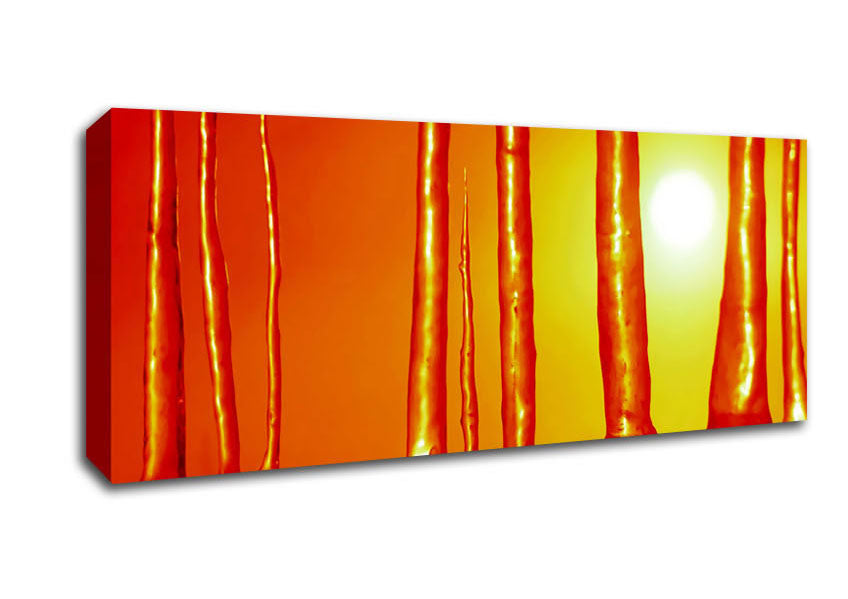 Picture of Icecap Sun Panoramic Canvas Wall Art