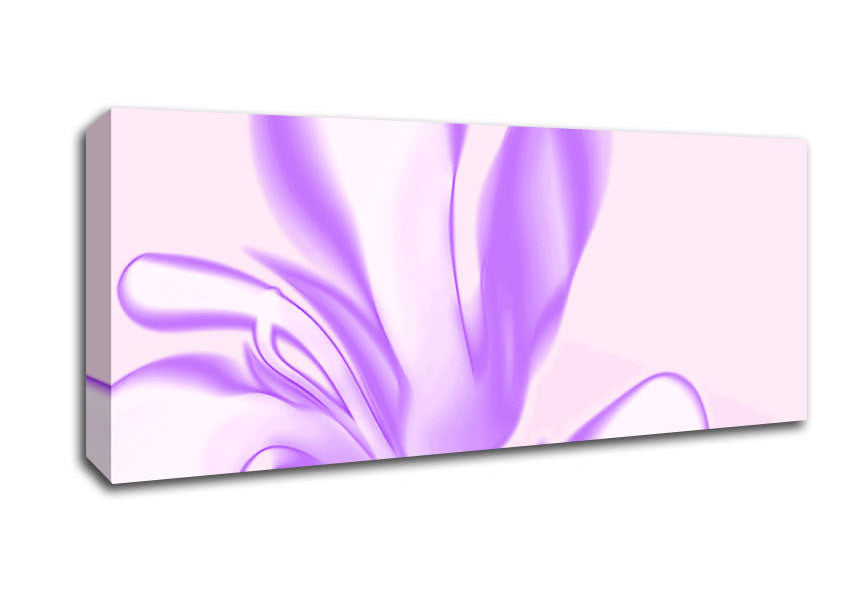 Picture of Lilac Ripple Panoramic Canvas Wall Art