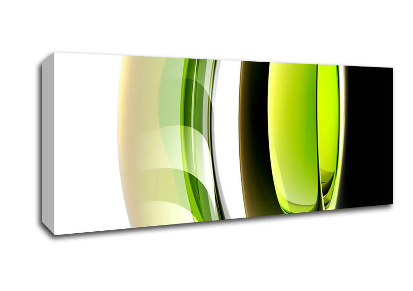 Picture of Lime Dream Panoramic Canvas Wall Art