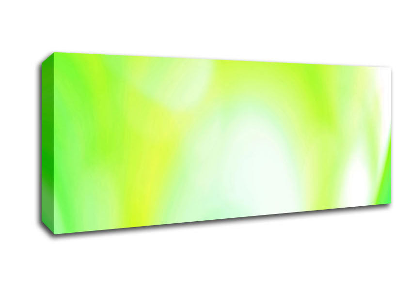 Picture of Lime Infusion Panoramic Canvas Wall Art