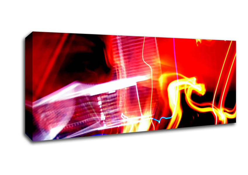 Picture of Liquid Dance Panoramic Canvas Wall Art
