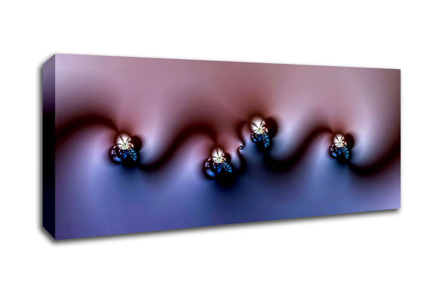 Picture of Liquid Diamond Panoramic Canvas Wall Art