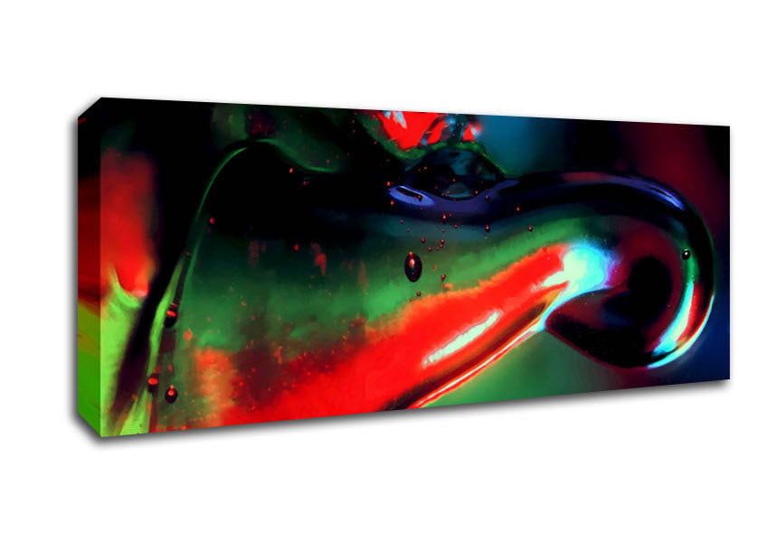 Picture of Melting Colours Panoramic Canvas Wall Art