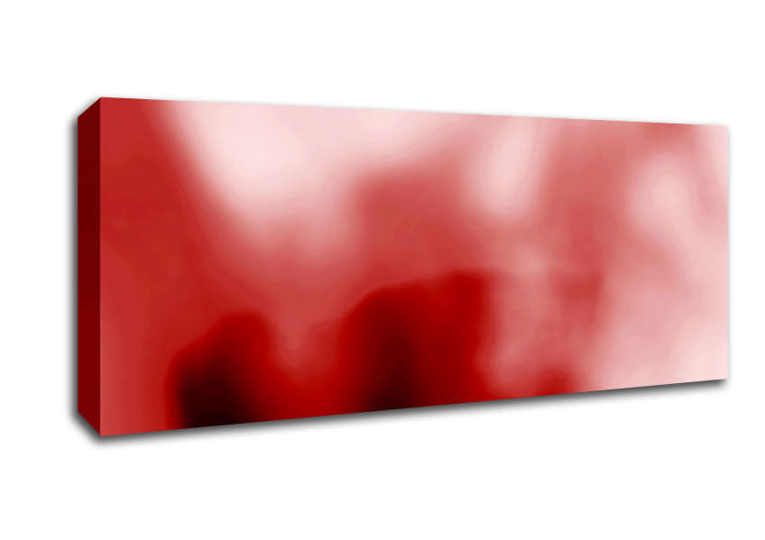Picture of Misty Red Panoramic Canvas Wall Art