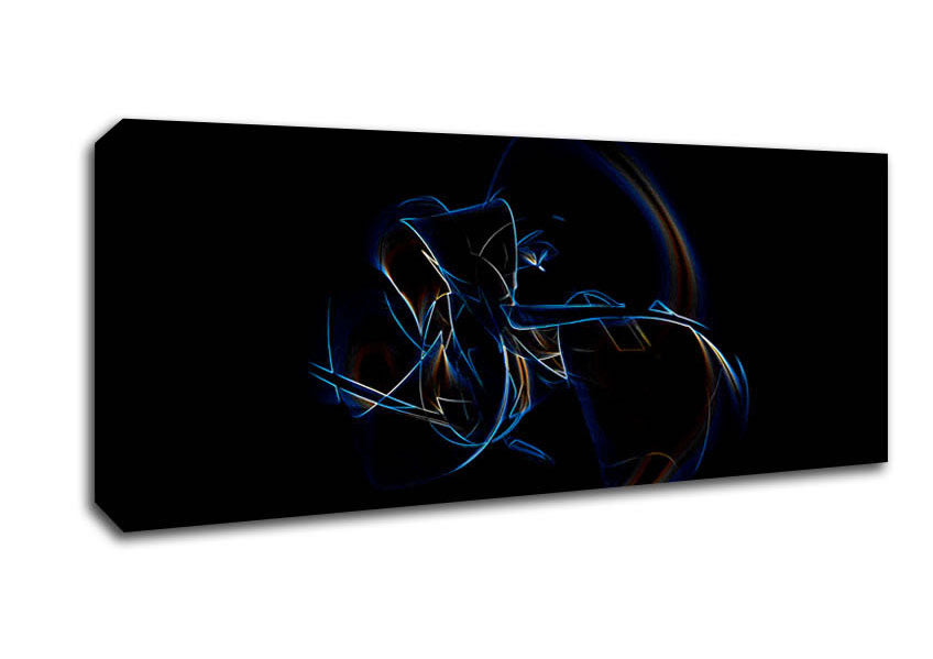 Picture of Neon Whisper Panoramic Canvas Wall Art