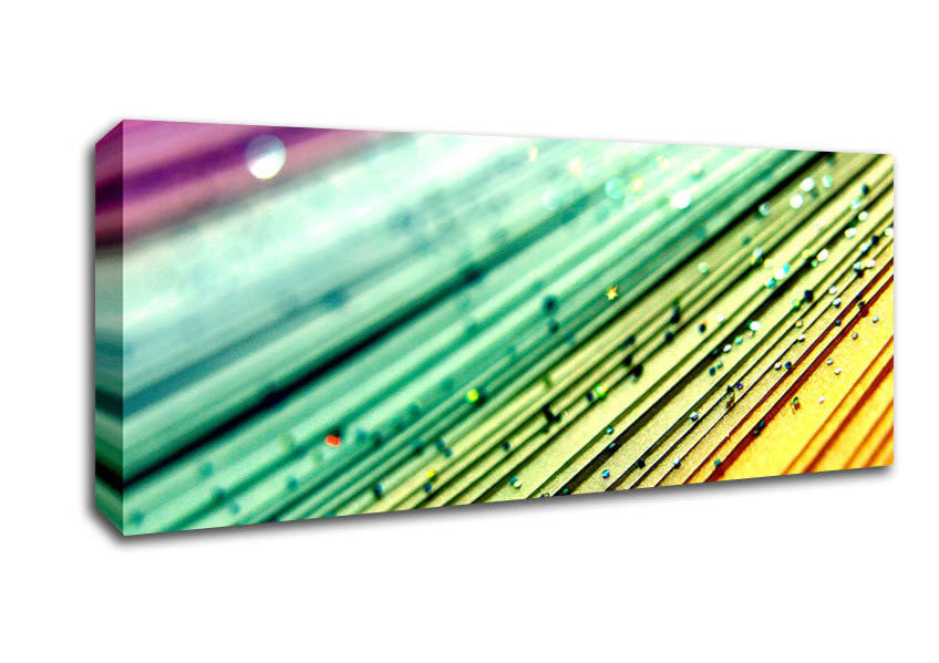 Picture of Paper Stars Panoramic Canvas Wall Art