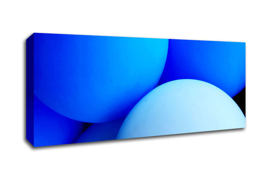 Picture of Pastel Blue Dream Panoramic Canvas Wall Art