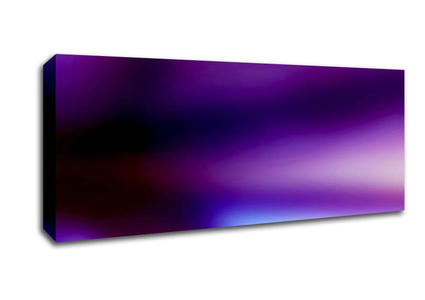 Picture of Purple Shadow Panoramic Canvas Wall Art