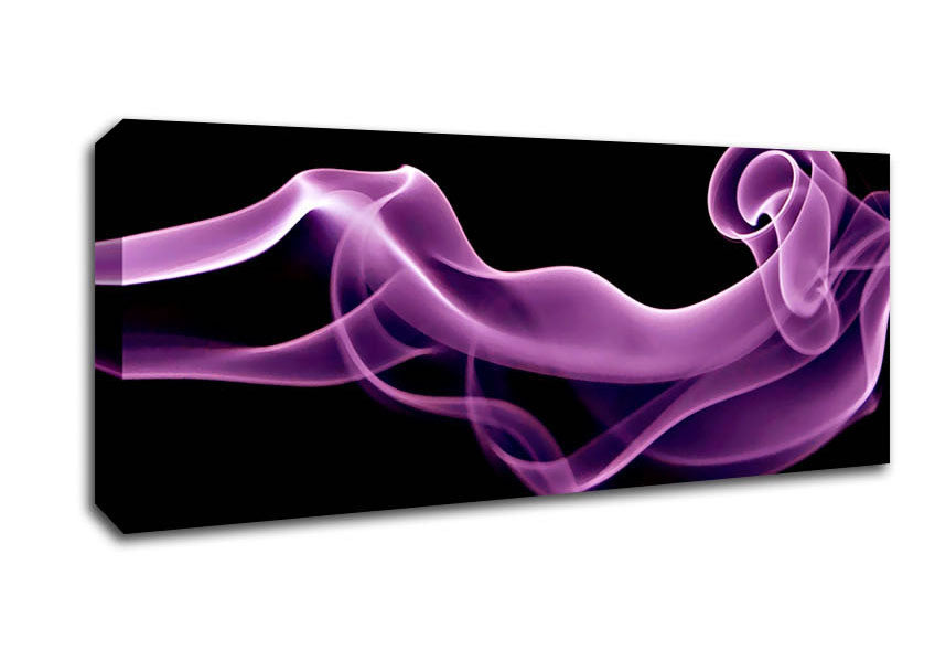 Picture of Purple Smoke Panoramic Canvas Wall Art