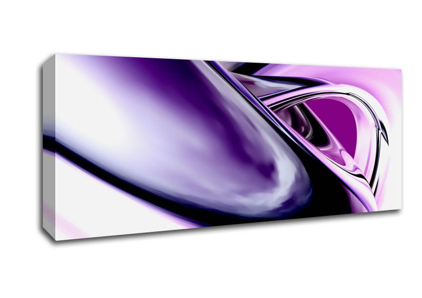 Picture of Purple Time Tunnel Panoramic Canvas Wall Art