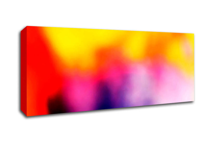 Picture of Rainbow Mist Panoramic Canvas Wall Art