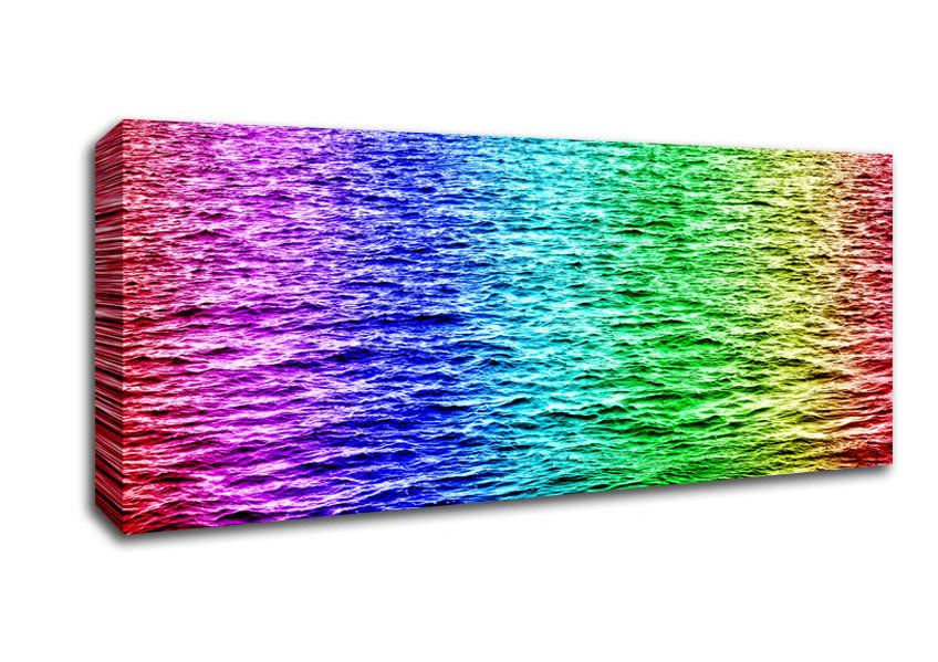 Picture of Rainbow Waters Panoramic Canvas Wall Art