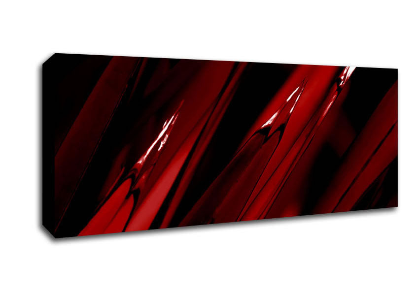 Picture of Red Broken Dream Panoramic Canvas Wall Art