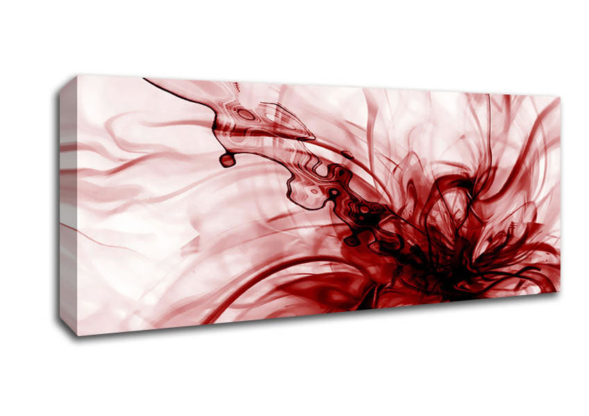 Picture of Red Explosion Panoramic Canvas Wall Art