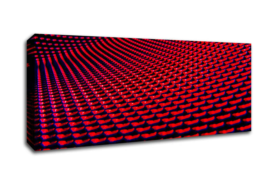 Picture of Red Movement Panoramic Canvas Wall Art