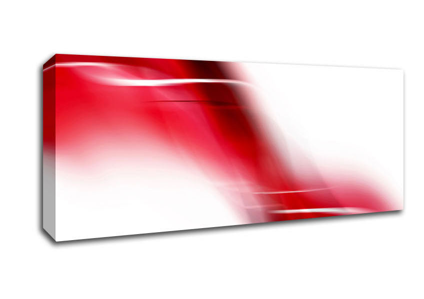 Picture of Red Rapid Panoramic Canvas Wall Art