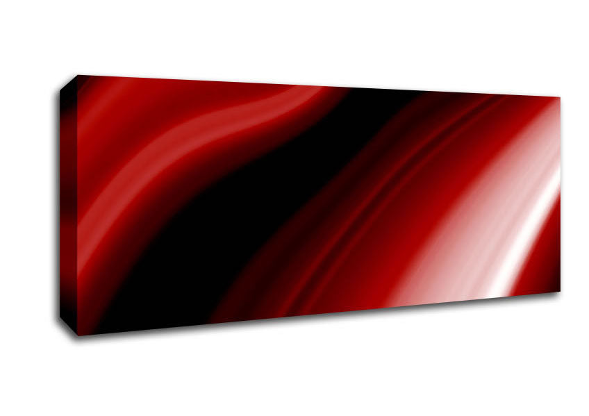 Picture of Red Streaks Panoramic Canvas Wall Art