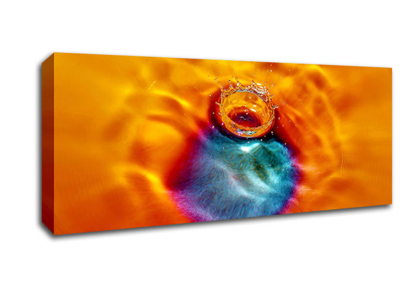 Picture of Ripple Slash Panoramic Canvas Wall Art