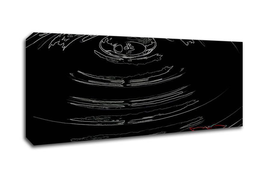 Picture of Ripples Panoramic Canvas Wall Art