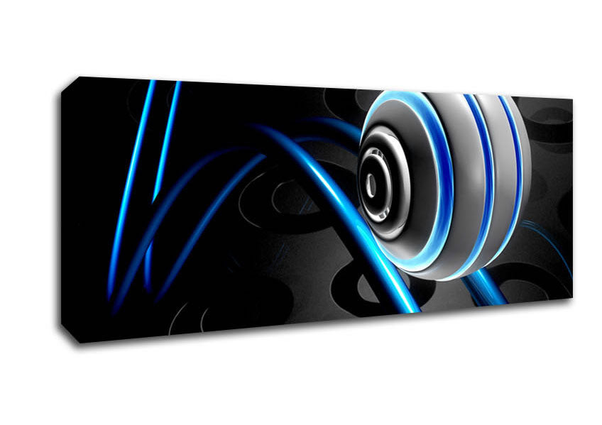 Picture of Roller Coaster Panoramic Canvas Wall Art
