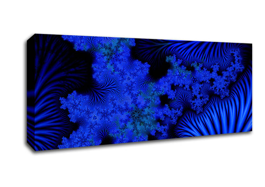 Picture of Sea Bed Of Blue Panoramic Canvas Wall Art