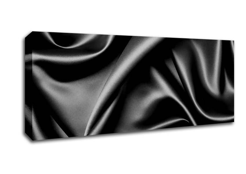 Picture of Silk Black Panoramic Canvas Wall Art
