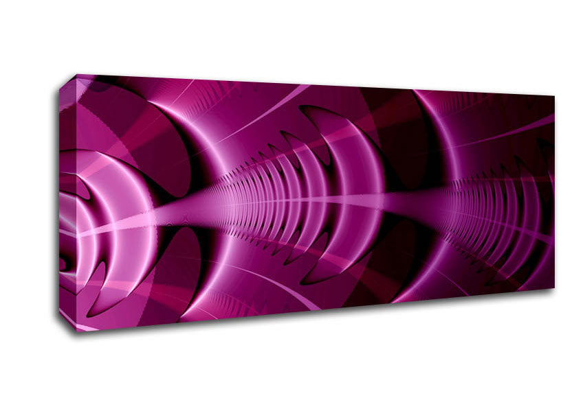Picture of Sound Waves Panoramic Canvas Wall Art